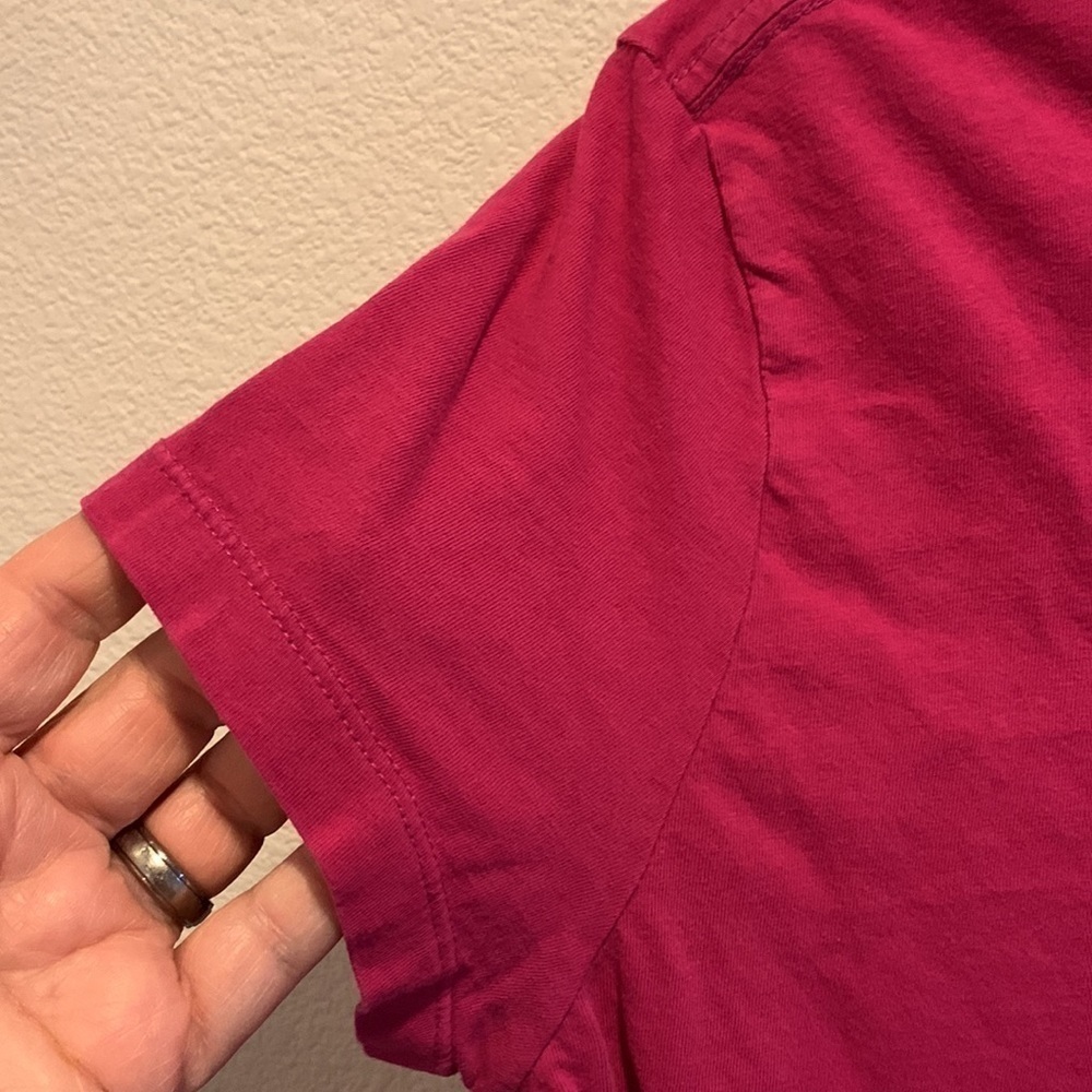The North Face Womens Pink Cap Sleeve Tee. Size Large.​​​​​​​​​​​​​​​​​ - Picture 4 of 8